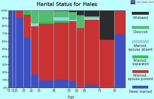 Machias marital status for males