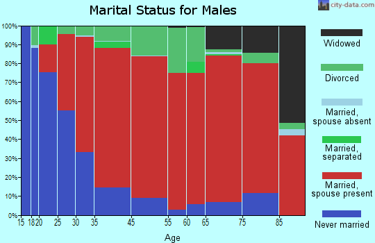 Milan marital status for males