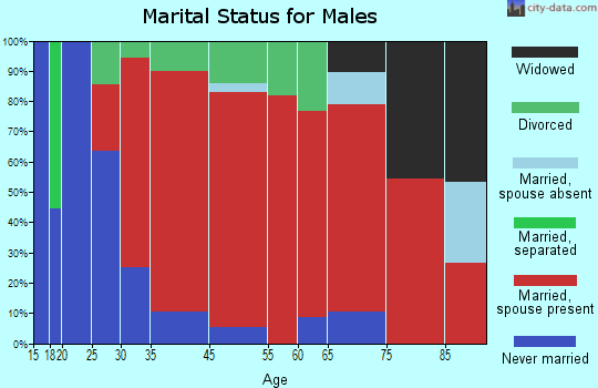 Montour marital status for males