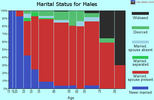 New Albion marital status for males