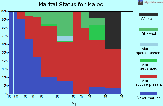 North Norwich marital status for males