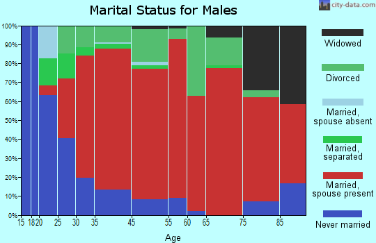 Perth marital status for males