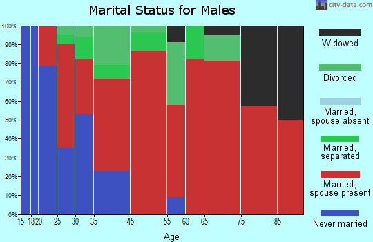 Princetown marital status for males