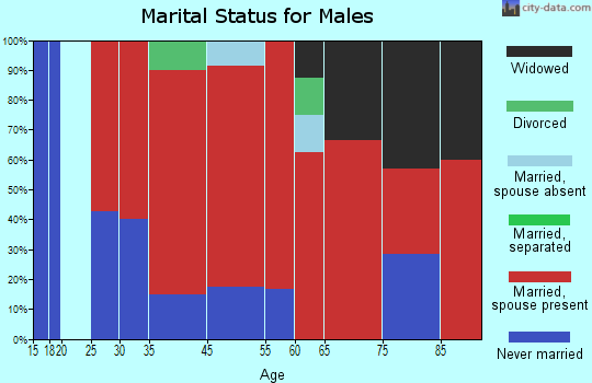 Rosendale marital status for males