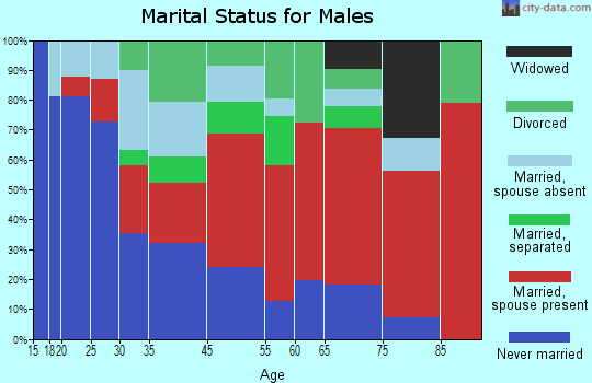 Taghkanic marital status for males