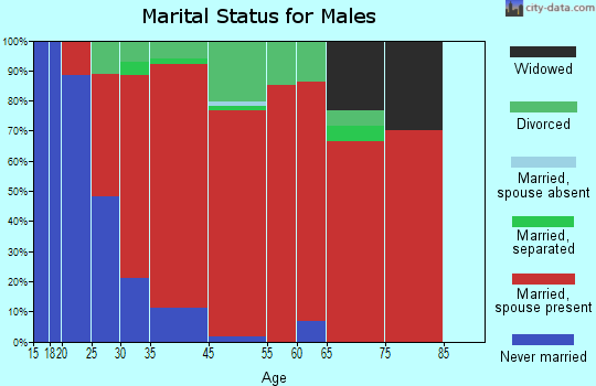 Wirt marital status for males