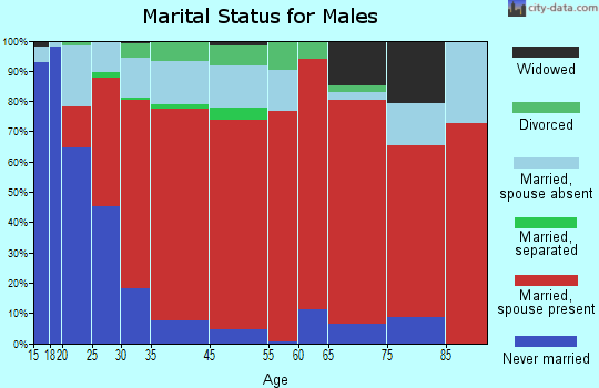 Lexington marital status for males