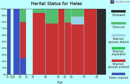 Poe Valley marital status for males