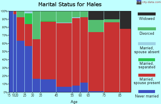 Silver Lake-Fort Rock marital status for males
