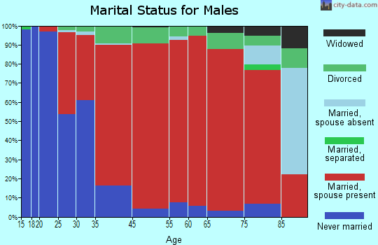 Cumberland marital status for males