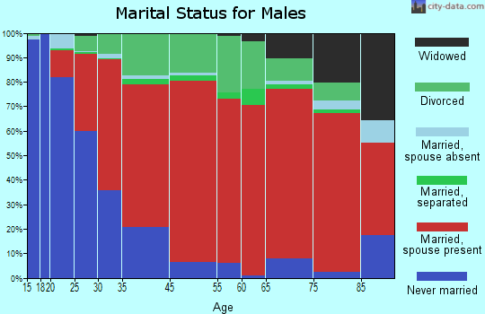 Exeter marital status for males