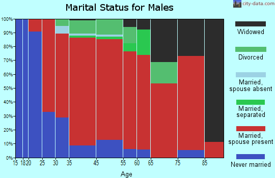 Lincoln marital status for males