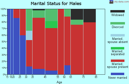 Highland marital status for males