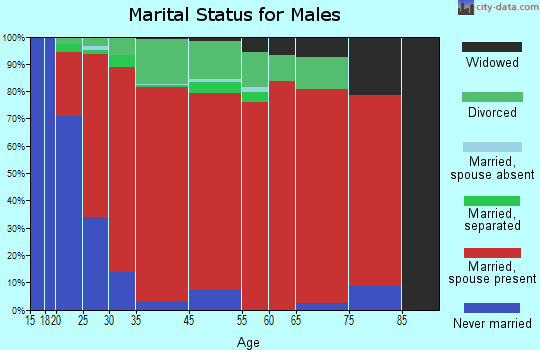Pontiac marital status for males