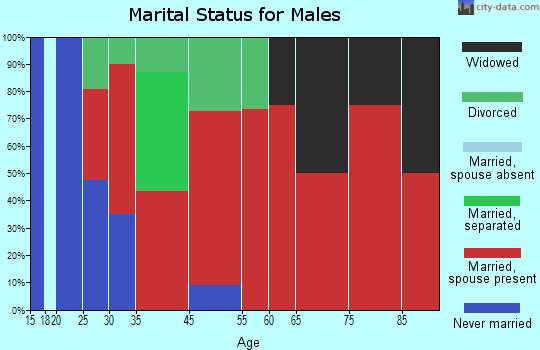 Barren Plains marital status for males