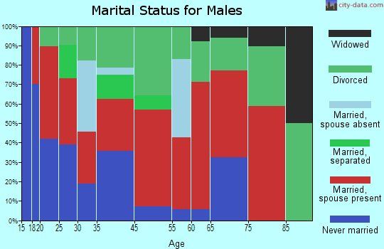 Binfield marital status for males