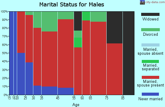 Buchanan-Elkhorn marital status for males