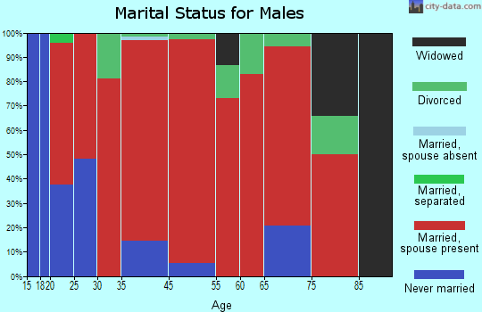 Centerview marital status for males