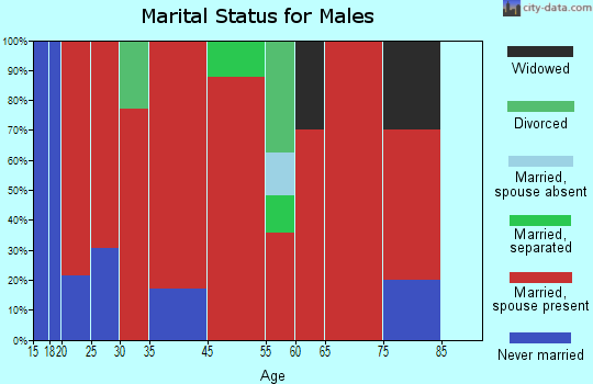 Dixie marital status for males