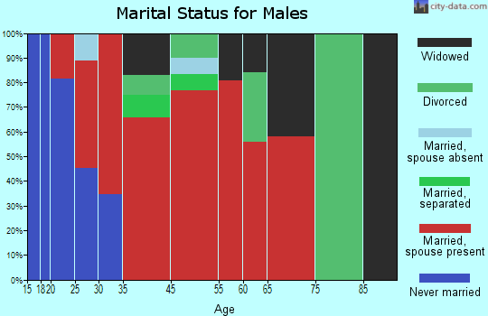 East Lewis marital status for males