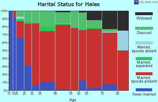 Flintville marital status for males