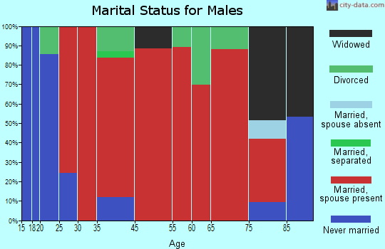 Habersham marital status for males