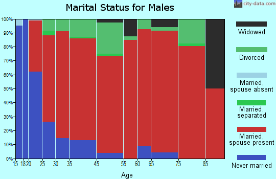 Lancing marital status for males