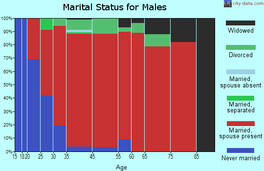 Sequatchie Valley marital status for males