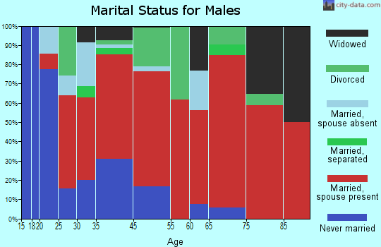 De Berry-Deadwood marital status for males