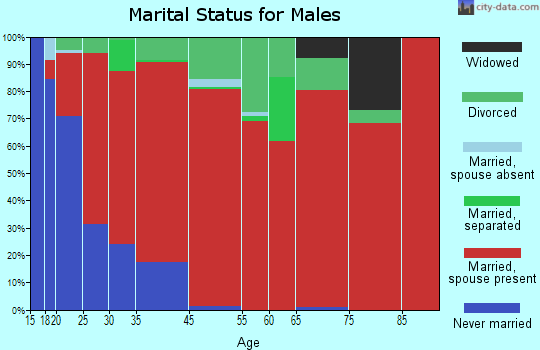 North Jim Hogg marital status for males