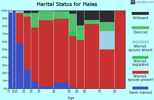 Westhoff-Arneckville marital status for males