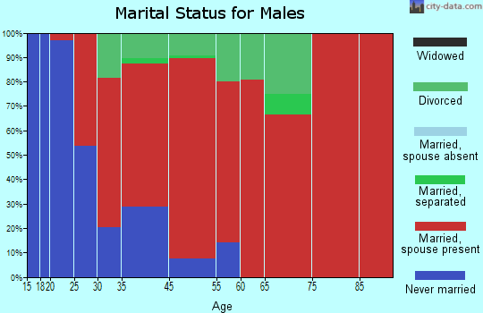 Barnet marital status for males
