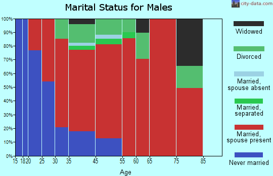 Brownington marital status for males