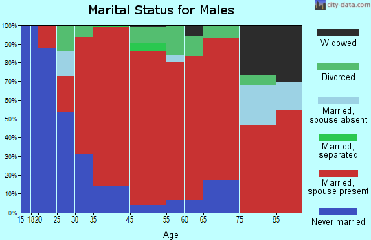 Fairlee marital status for males
