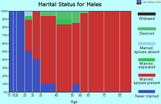 Fayston marital status for males