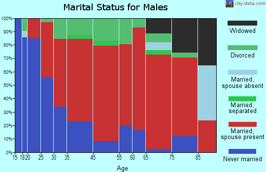 Irasburg marital status for males