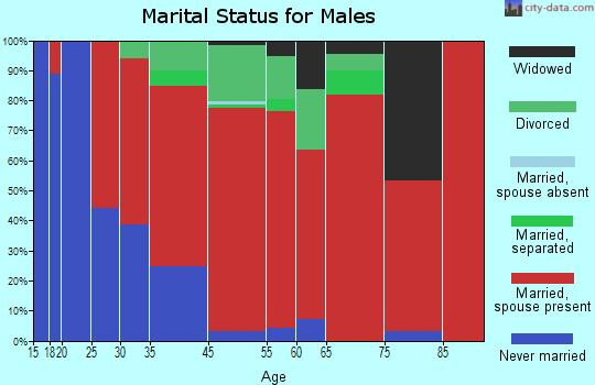 Lincoln marital status for males