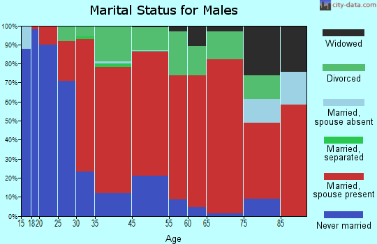 Lowell marital status for males
