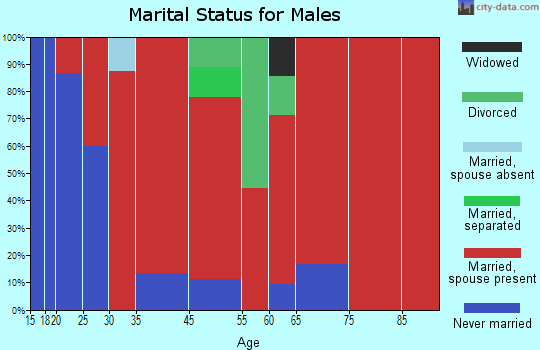 Pawlet marital status for males