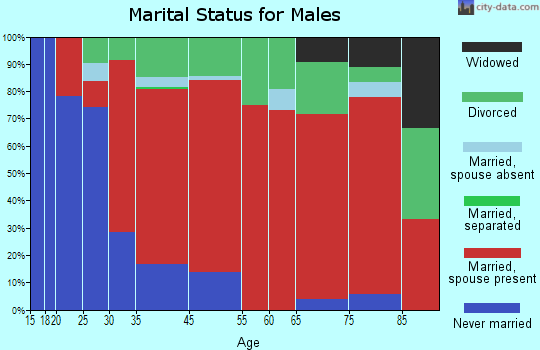 Rockingham marital status for males
