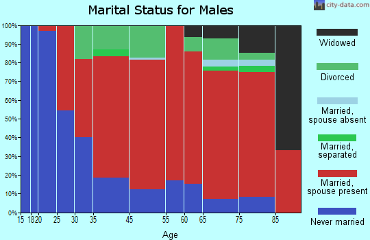 Shaftsbury marital status for males