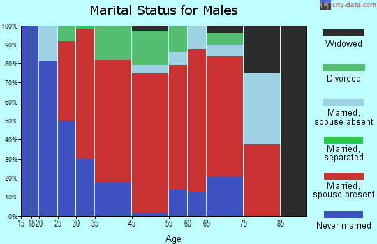 Shoreham marital status for males