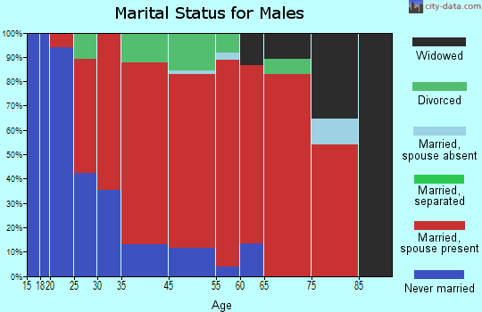 Shrewsbury marital status for males