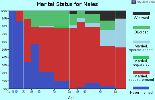 Weybridge marital status for males
