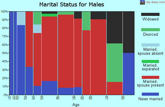 Winhall marital status for males