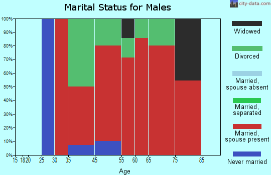 Bayview marital status for males