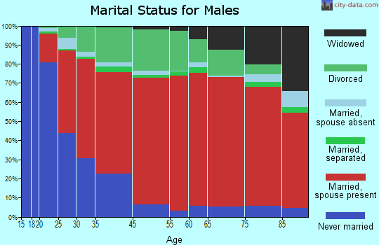 Belfair marital status for males