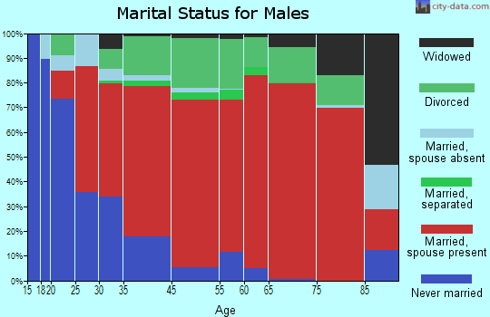 Logan Hill marital status for males