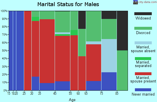 Malaga marital status for males