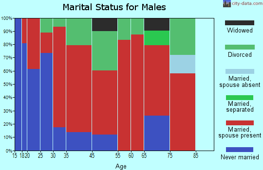 Mount Spokane marital status for males